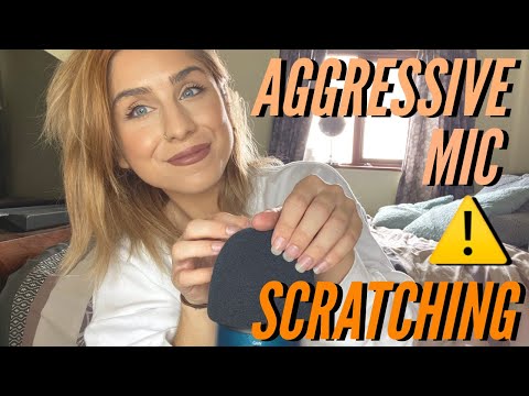 ASMR | FAST and AGGRESSIVE Mic Scratching! (No Talking)