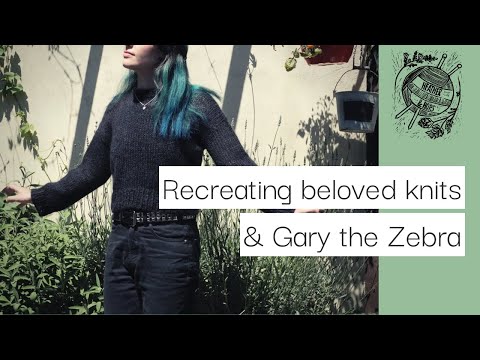 Replacing beloved knits, Gary the Zebra & SPINNING! | Ep 88 | Heather & Hops Knitting Podcast