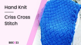 Download lagu HAND KNIT A CHUNKY BLANKET/CRISS CROSS STITCH/CROSS OVER STITCH mp3
