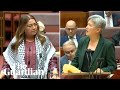Australian senators clash over aid funding for Palestine