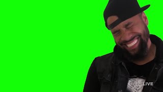 Jimmy Uso "what are they doing? what is that?" green screen