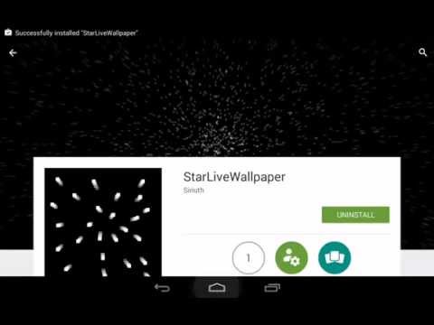 Star Live Wallpaper Video