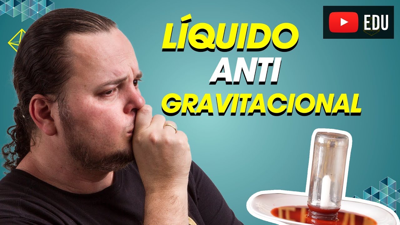 Líquido Anti Gravitacional 😱🤣😱 | pressão atmosférica | Experiência | A Física explica #004