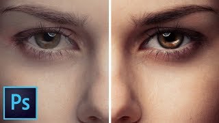 RETOUCH and Make Eyes Look AMAZING with Photoshop CC!