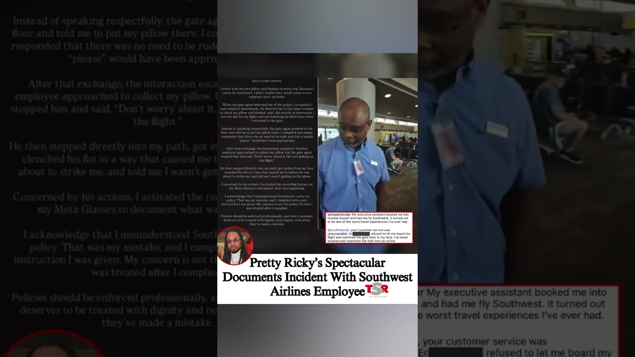 Pretty Ricky's Spectacular Gets Into It With Airline Employee 😬