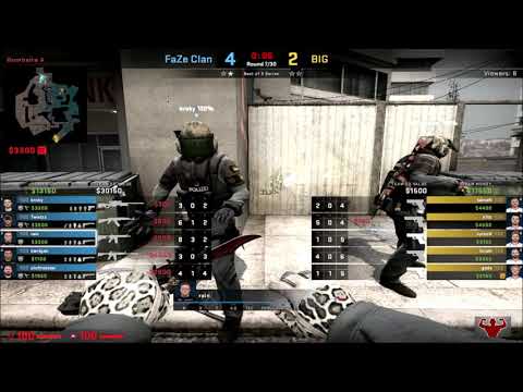 CSGO POV DEMO Rain  (FaZe)(25-9) vs BIG / overpass / IEM Fall 2021 Europe