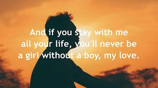A Boy Without a Girl  FRANKIE AVALON  (with lyrics)