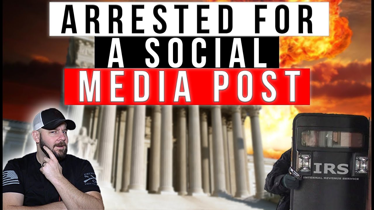 ARRESTED For A Social Media Post... "Misinformation" Is Being Weaponized Against Freedom RIGHT NOW