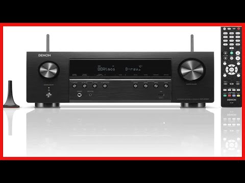 Denon AVR-S760H 7.2 Ch AVR - 75 W/Ch (2021 Model), Advanced 8K Upscaling