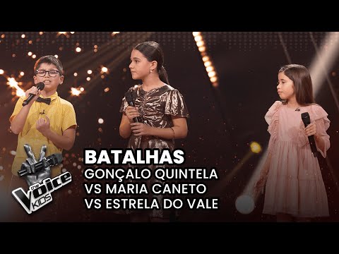 Gonçalo Quintela vs Maria Caneto vs Estrela do Vale | Batalhas | The Voice Kids Portugal 2024