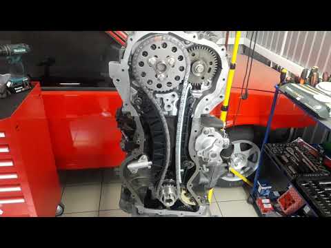 Установка меток газораспределения.Timing chain replacement.Opel Movano-B 2.3 cdti