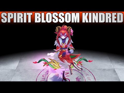 Spirit Blossom Kindred Ruby Chroma - League Of Legends