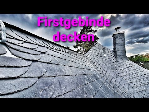 Firstgebinde beim Schieferdach - Live vom Schieferdach in Dresden - Schieferdecker