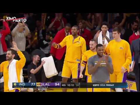 Nick Young With a Weird Celebration   Blazers vs Sixers   January 20, 2017   2016 17 NBA Season