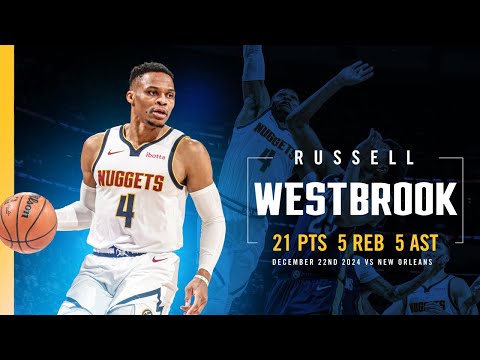 Russell Westbrook Full Game Highlights vs. Pelicans 📺 |  12/22/24