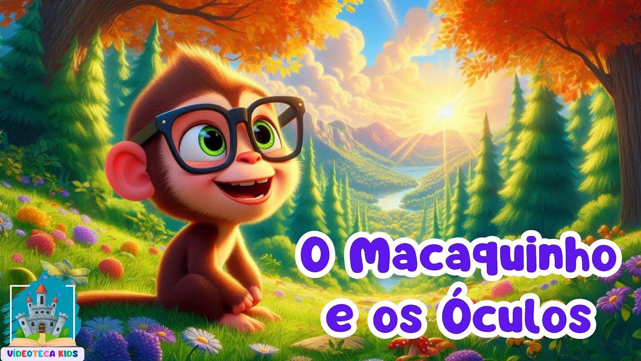 O MACAQUINHO E OS ÓCULOS | #historiainfantilparadormir #historinha #historiainfantil #aprendendo