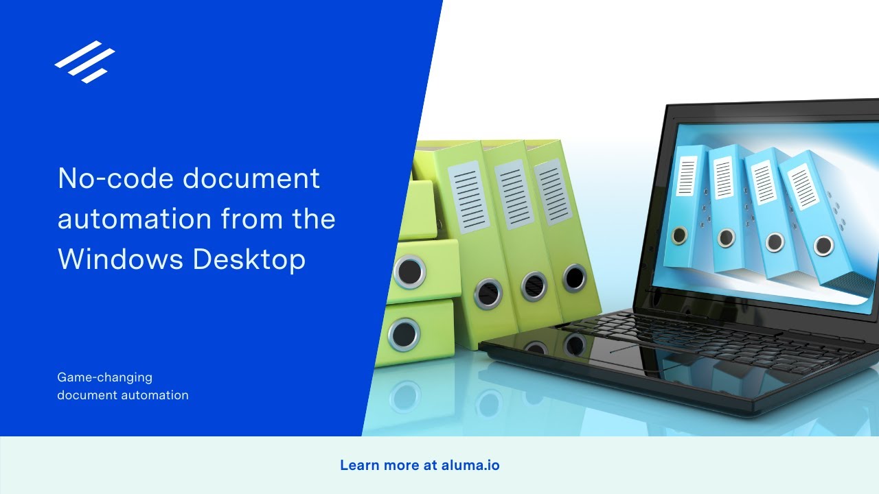 No code document automation from the Windows Desktop
