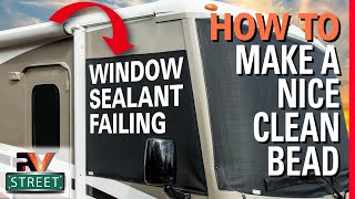 RV Sealant to FIX WINDOW LEAKS. Easy DIY