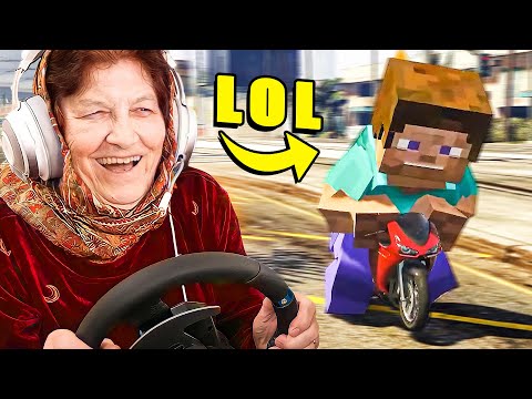 MY BABUSHKA PLAYS THE FUNNIEST GTA 5 MODS! 💀💀💀