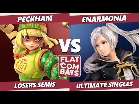 Flat Combats 1 Losers Semis - Peckham (Min Min) Vs. Enarmonia (Robin) SSBU Smash Ultimate