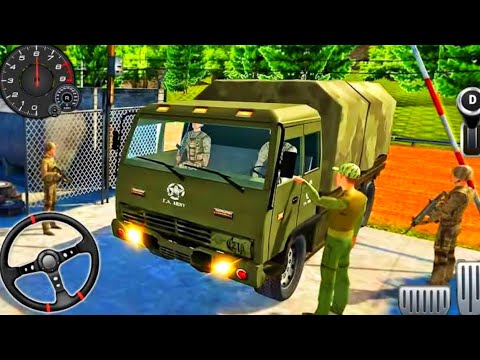 US Army Military Transport Driving || Army Truck Driver Simulator || Android Gameplay 2020