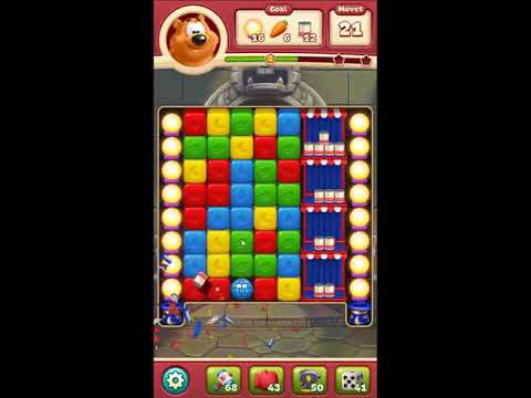 Toon Blast Level 2833 - NO BOOSTERS 🐻🐺🐱 | SKILLGAMING ✔️