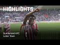 Incredible Amad Strike | Sunderland AFC 2-1 Luton Town | Championship Play-Offs