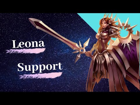 Leona support Vs Senna - Road to platinium