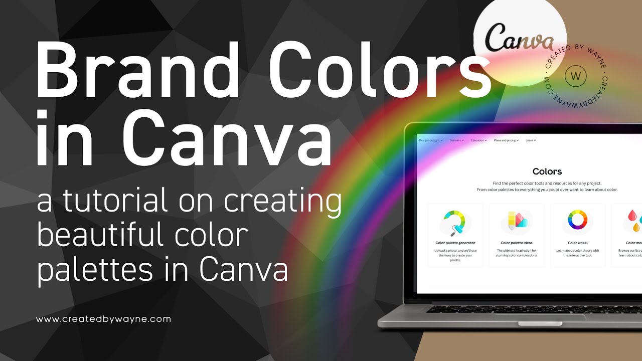 Brand Colors in Canva - create the perfect brand color palette (Plus FREE download)