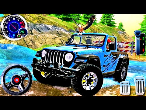 New Offroad 🛣️ 4×4 Prado Jeep 🚙 Driving Simulator 2025 - Crazy 🤣 Jeep Wrangler Offroad Challenge! 