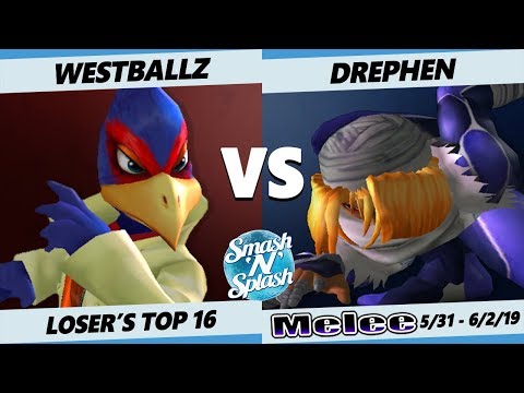 SNS5 SSBM - Westballz (Falco) Vs. Drephen (Sheik) Smash Melee Loser's Top 16