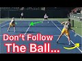 Why You SHOULDN’T Follow The Ball In Doubles (Tennis Strategy Explained)