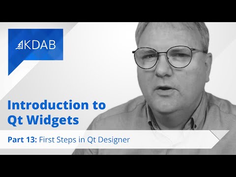 Introduction to Qt Widgets (Part 13) - First Steps in Qt Designer