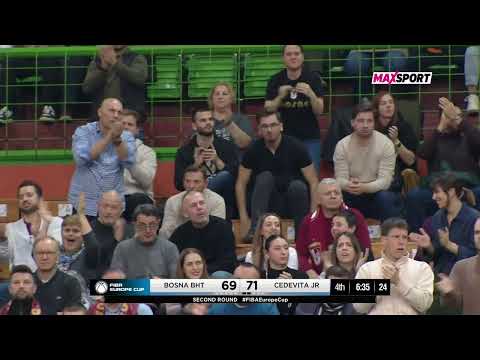BOSNA vs CEDEVITA JUNIOR 85:82 (2. kolo, Grupa L, Europe Cup)