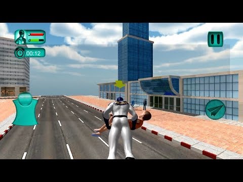 Police Spider Hero City Rescue (by crushiz) - Flying Spider Hero Battle | - iOS gameplay