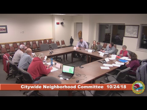 Citywide Neighborhood Committee 10.24.18