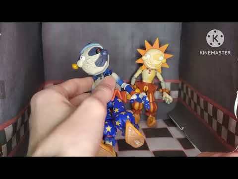 FNAF Funko Sun and Moon action figure review (Happy Birthday FNAF)