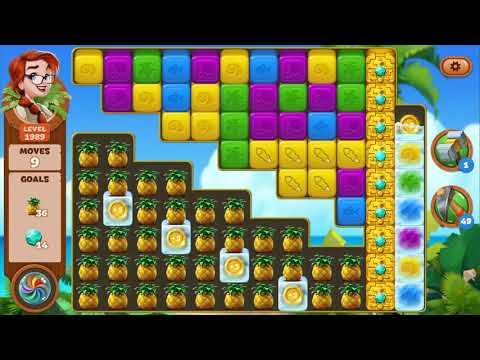 Lost Island Blast Adventure Level 1989 NO BOOSTERS - A S GAMING ✔️