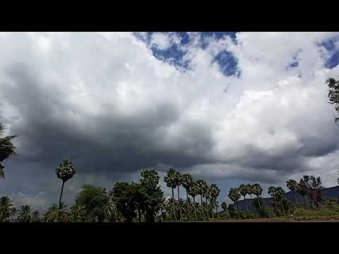 Timelapse of multiple thunderstorm on  04-10-2021