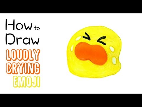 تحميل How to Draw the Loudly Crying Face Emoji 😭 - منصة معارف