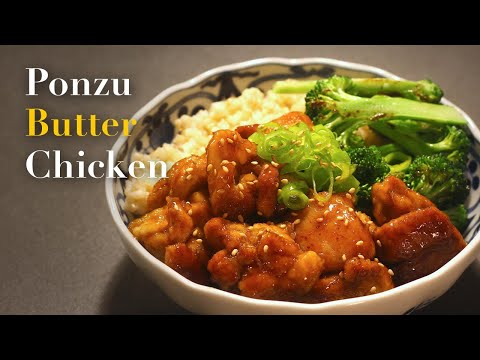 Easy & Tasty Ponzu Butter Chicken Rice Bowl | Japanese Recipes