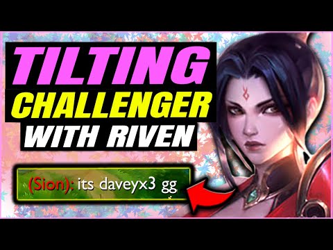 Tilting Challenger Players with my Riven... (Challenger Riven TOP Guide) - League of Legends