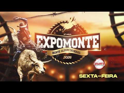 Rodeio de MONTE ALEGRE DE MINAS 2026 - SEXTA-FEIRA ( AO VIVO )