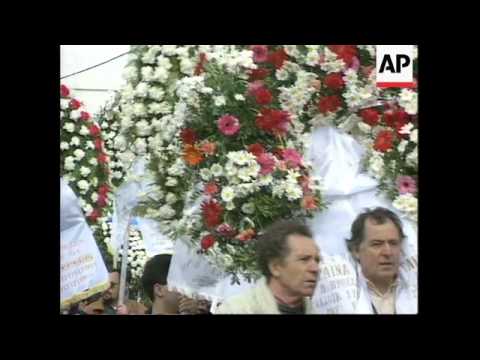Greece - Mercouri Funeral