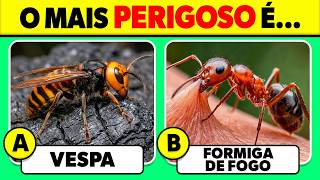 Quanto Você Sabe Sobre ANIMAIS? 🐝🐜✅ | Quiz de 50 Perguntas sobre Animais