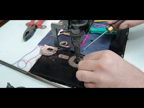 Setting up the Cornely LTG as a Single Needle Filled Coiling Stitch Part 1