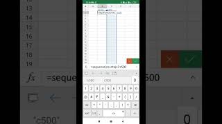 MOBILE MEI EXCEL KAISE CHALAYE | MS EXCEL MOBILE | AUTO FILL SERIAL NUMBER