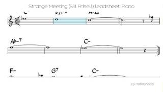 Strange Meeting (Bill Frisell) leadsheet [Piano Solo]