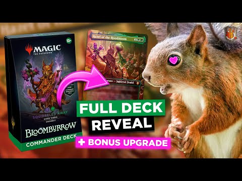 “Squirreled Away” Full Deck Reveal & Upgrade - Bloomburrow | The Command Zone 620 | MTG EDH Magic