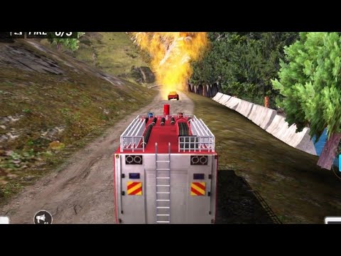 Real fire truck driving simulator | Fire fighting - Android games gameplay #7